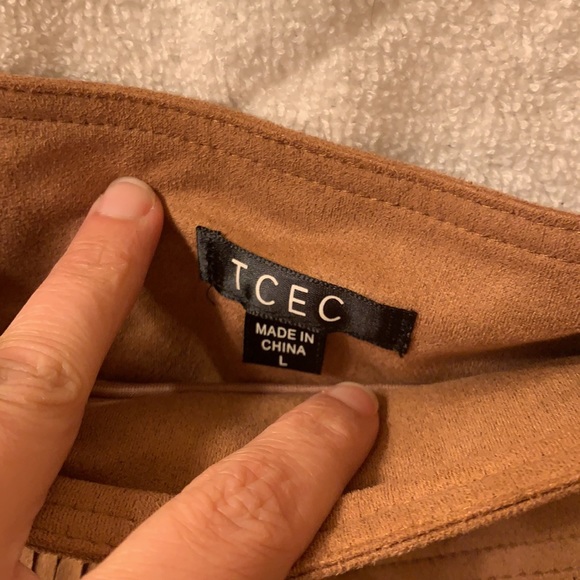 Suede fringe mini skirt - Picture 3 of 5